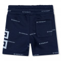 Printed fleece shorts GIVENCHY for BOY