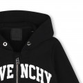 Cardigã de moletão com capuz GIVENCHY para RAPAZ