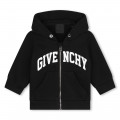 Hooded fleece cardigan GIVENCHY for BOY