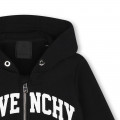 Hooded fleece cardigan GIVENCHY for BOY