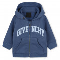 Hooded fleece cardigan GIVENCHY for BOY