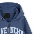 Hooded fleece cardigan GIVENCHY for BOY