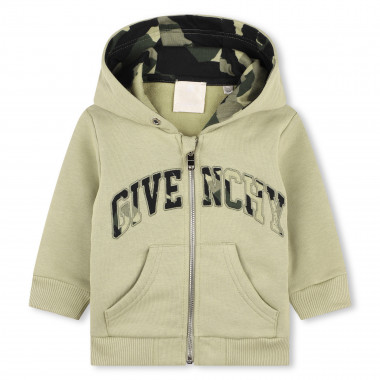 Cardigã de moletão com capuz GIVENCHY para RAPAZ