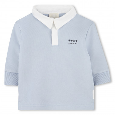 Polo mangas compridas moletão GIVENCHY para RAPAZ