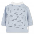 Long-sleeved fleece polo GIVENCHY for BOY