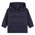 Sweat-shirt capuche molletonné GIVENCHY pour GARCON