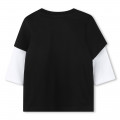 T-shirt 2 en 1 en coton GIVENCHY pour GARCON