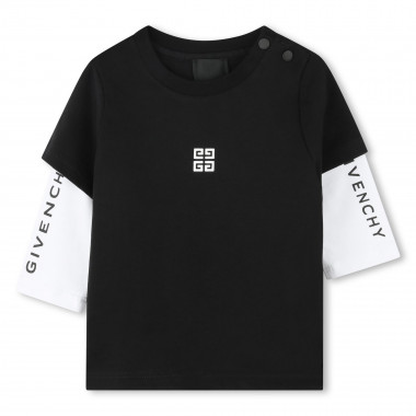 Katoenen 2-in-1 T-shirt GIVENCHY Voor