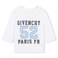 Katoenen T-shirt lange mouwen GIVENCHY Voor