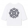 T-shirt algodão mangas compridas GIVENCHY para RAPAZ