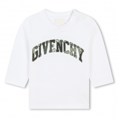 Camiseta algodón y manga larga GIVENCHY para NIÑO