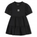 Short-sleeved cotton dress GIVENCHY for GIRL