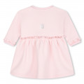 Ruffled fleece dress GIVENCHY for GIRL