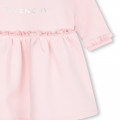 Robe molletonnée à volants GIVENCHY pour FILLE