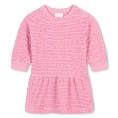 Long-sleeved terry cloth dress GIVENCHY for GIRL