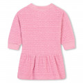 Long-sleeved terry cloth dress GIVENCHY for GIRL