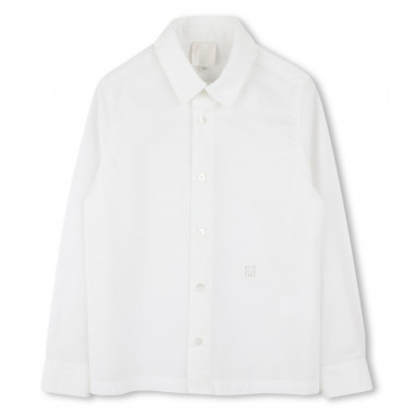 Camisa lisa de popelina GIVENCHY para NIÑO