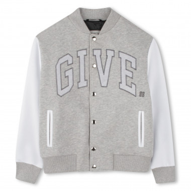 Sweat-shirt molleton bicolore GIVENCHY pour GARCON