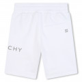 Fleece shorts with print GIVENCHY for BOY