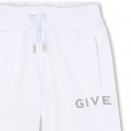 Fleece shorts with print GIVENCHY for BOY