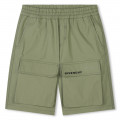 Multi-pocket Bermuda shorts GIVENCHY for BOY
