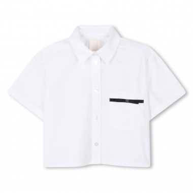 Chemise avec poche décorée GIVENCHY pour FILLE