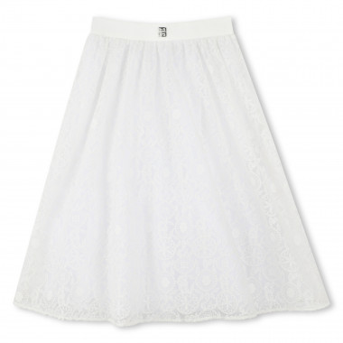 Jupe évasée brodée GIVENCHY pour FILLE