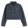Snap fastener jean jacket GIVENCHY for GIRL
