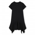 Dress with asymmetric frill GIVENCHY for GIRL