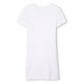 Dress with flower-effect frill GIVENCHY for GIRL