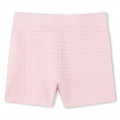 Patterned tricot shorts GIVENCHY for GIRL