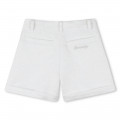 Shorts with metal plaque GIVENCHY for GIRL