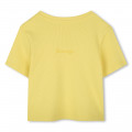 Plain T-shirt with embroidery GIVENCHY for GIRL