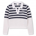 Striped tricot jumper GIVENCHY for GIRL