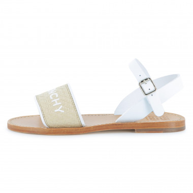 Sandalias con hebilla y piel GIVENCHY para NIÑA