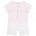 Cotton onesie with press studs GIVENCHY for UNISEX