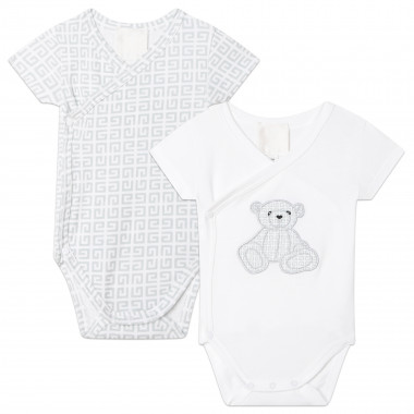Lot de 2 bodies en coton GIVENCHY pour UNISEXE