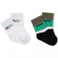 Two-pack of multicoloured socks BOSS for BOY