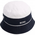 Gorro bob bicolor de algodón BOSS para NIÑO