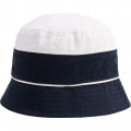 Gorro bob bicolor de algodón BOSS para NIÑO