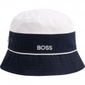 Cotton twill bucket hat BOSS for BOY