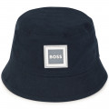 Cotton serge bucket hat BOSS for BOY