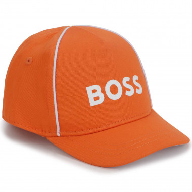 Gorra de algodón con el logo BOSS para NIÑO