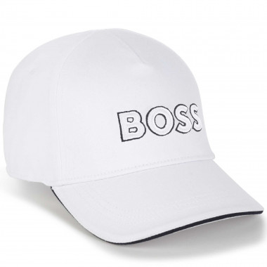 Pet met geborduurd logo BOSS Voor