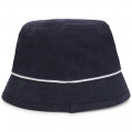 Two-toned cotton bucket hat BOSS for BOY
