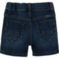 Bermuda en jean molletonné BOSS pour GARCON
