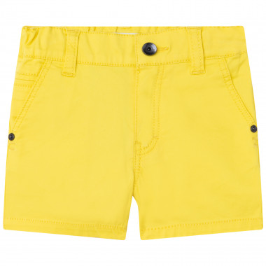 Bermuda shorts with logo label  for 