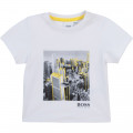 Camiseta de punto de algodón BOSS para NIÑO