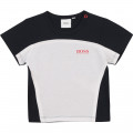 T-SHIRT KORTE MOUWEN BOSS Voor