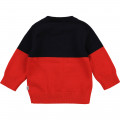 Pull en tricot 100% coton BOSS pour GARCON